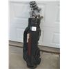 Image 1 : GOLF CLUBS and BAG - Some Left hand & Some Right Hand