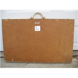 SKETCH or PAINTING CARRY CASE - Patterns inside & Velvet wall hanging - LION