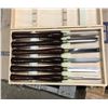 Image 1 : 6 Piece Wooden Handled Wood Lathe Chisels