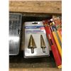 Image 2 : Step DrillBit Set & Drill Bit Set New in Packaging