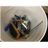 Image 1 : Misc. Lot of Tools - hammer, saw, grips, scewdrivers