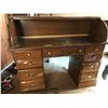Image 1 : Vintage Roll Top Desk (Roll up Door Missing)