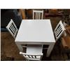 Image 1 : TABLE & 4 CHAIRS 31.5 X 31.5 X 30"H