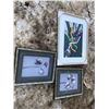Image 1 : Lot of 3 Picture Frames - 1 has broken glass