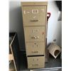 Image 1 : Metal 4-drawer Filing Cabinet