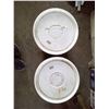 Image 2 : 2 Rona Pails - unlabelled and full of unknown