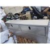 Image 1 : Checker Plate 72"x12"x15" Truck Tool Box