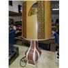 Image 1 : UKRANIAN LAMP & SHADE (SHADE DAMAGED)
