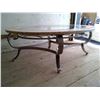 Image 2 : Coffee Table - Glass Insert Top - Metal Frame