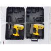 Image 1 : 2 Cordless Dewalt Nailers in Cases (No Batteries)