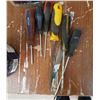 Image 3 : Bucket of Screwdrivers - Wire Straps & Misc Hand Tools