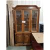 Image 1 : China Cabinet 47 X 80 X 16 Inch