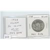 Image 1 : 1938 SILVER 50 CENTS. F-12. KEY DATE. MINTAGE OF 192,018.