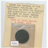 Image 1 : PROVINCE OF CANADA 1854 PRE-CONFEDERATION HALF PENNY TOKEN. AFTER THE BURNING OF THE PARLIAMENT BUIL