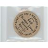 Image 2 : 1977-1978 SLUMBER LODGE MOTELS WOODEN DOLLAR. HUGE WOODEN TOKEN IS 2 INCHES WIDE.