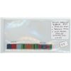 Image 1 : SECOND WORLD WAR RIBBON BAR CONTAINING 3 RIBBONS: 1939-45 STAR, DEFENCE MEDAL, WAR MEDAL 1939-45 WIT
