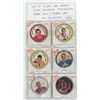 Image 1 : LOT OF 6 DIFFERENT NHL HOCKEY COINS INCLUDING JEAN BELIVEAU, BOBBY HULL, BOBBY ORR, BERT OLMSTEAD, P