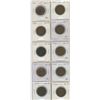 Image 1 : COMPLETE SET OF 10 GEORGE V LARGE CENTS 1911 – 1920. COINS GRADE VF-20 TO AU-50.