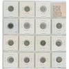 Image 2 : LOT OF 15 DIFFERENT CANADIAN SILVER 5 CENTS 1902H – 1920. INCLUDES 1902H LARGE H, 1903H, 1905, 1906,