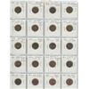 Image 1 : LOT OF 20 DIFFERENT CANADIAN SMALL CENTS VARIETIES: 1940 TO 1964. INCLUDES DIE CRACKS, PLUGS, PARTIA