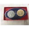 Image 2 : SET OF 2 ONTARIO COMMEMORATIVE MINING MEDALS, BOTH CONTAINING PLATINUM, GOLD, SILVER, NICKEL, COPPER