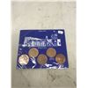 Image 1 : SET OF 5 BRITISH MONARCH PENNIES FROM VICTORIA, EDWARD VII, GEORGE V, GEORGE VI & ELIZABETH II. HOUS