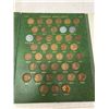 Image 5 : LINCOLN CENT COLLECTION 1909 – 1973D. 142 DIFFERENT DATES AND MINT MARKS. HOUSED IN A LARGE GREEN WH