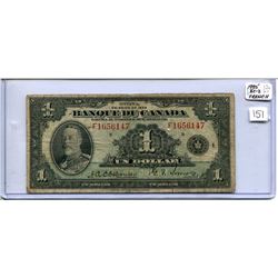 1935 "FRENCH" ONE DOLLAR BILL