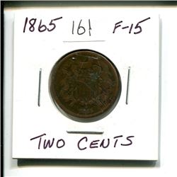 1865 USA TWO CENTS