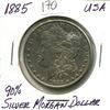 Image 1 : 1885 MORGAN SILVER DOLLAR
