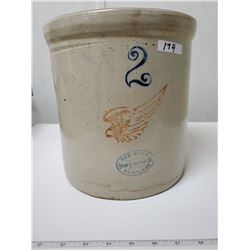 REDWING 2 (TWO) GALLON CROCK