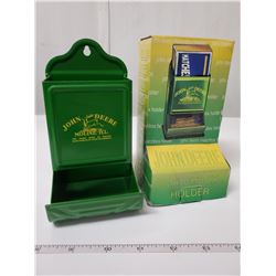 JOHN DEERE MATCHBOX HOLDER - IN ORIGINAL BOX