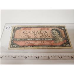 1954 ASTRICK REPLACEMENT $2 BILL