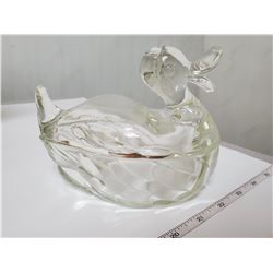 DEPRESSION ERA DUCK ON NEST