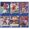 Image 1 : LOT OF 20 DIFFERENT CALGARY STAMPEDERS, CFL FOOTBALL CARDS. INCLUDES DAVID SAPUNJIS, ANDY MCVEY, MAR