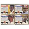 Image 2 : LOT OF  4 WASHINGTON REDSKINS, NFL FOOTBALL CARDS. INCLUDES RICKY SANDERS & EARNEST BYNER. 1991 SCOR