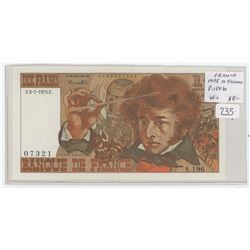 FRANCE. 1975 10 FRANCS. P-150B. VF+.