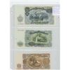 Image 1 : LOT OF 7 DIFFERENT 1951 BULGARIAN BANK NOTES. INCLUDES 200, 100, 50, 25, 10, 5 AND 3 LEVA NOTES.