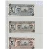 Image 1 : LOT OF 3 J.A. MOISAN SCRIP WITH MATCHING SERIAL NUMBERS: 0511. INCLUDES 50 CENTS, $1 AND $2. ALL COM
