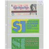 Image 1 : LOT OF 3 DIFFERENT FAIRWEATHER FASHION DOLLARS SCRIP. 1985, 1986, 1987. ALL UNC