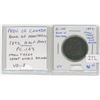 Image 1 : PROVINCE OF CANADA PRE-CONFEDERATION TOKEN. 1842 BANK OF MONTREAL HALF PENNY. SMALL TREES, SHORT NOS