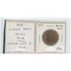 Image 1 : 1918 CANADIAN LARGE CENT. WORLD WAR I ISSUE. MS-62 WITH TRACES OF LUSTRE.