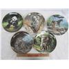 Image 1 : 5 COLLECTORS PLATES WITH ANIMALS BOXES AND COA