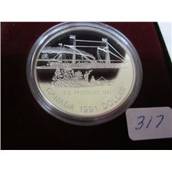 1991 CANADIAN SILVER DOLLAR