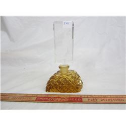 PINK ART DECO PERFUME BOTTLE WITH NUDE STOPPER NO DAMAGE