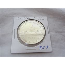 1960 CANADIAN SILVER DOLLAR