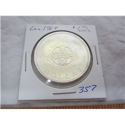1964 CANADIAN SILVER DOLLAR