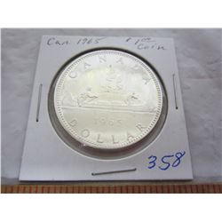 1965 CANADIAN SILVER DOLLAR
