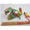 Image 3 : LOT OF 2 TOYS MONKEY AND WIND UP PEACOCK
