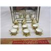 Image 2 : MINIATURE TEA SET WITH HANGING  DISPLAY CABINET